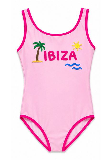 Costume con stampa SAINT BARTH | CARA003 CARA STRING02513L IBIZA TERRY 2077 EMB